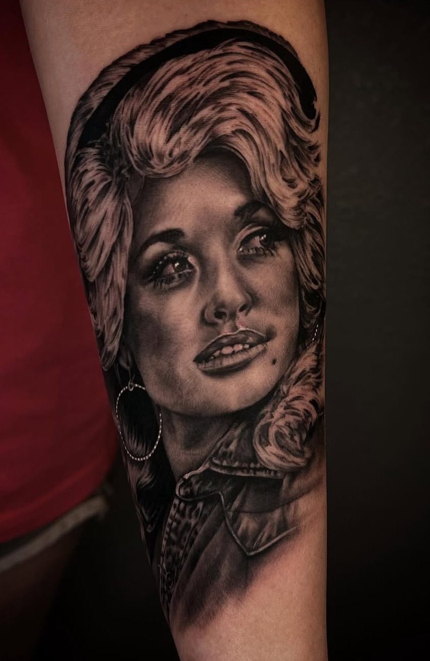 Portrait Realism tattoo by Ebb and Flow
