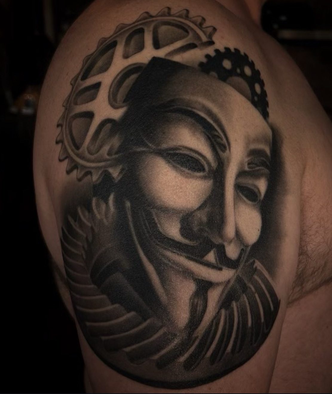 Black & Grey tattoo by Ebb and Flow