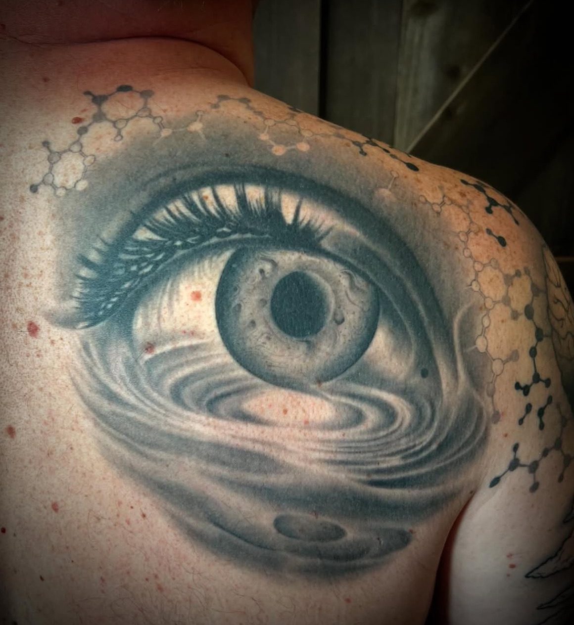 Realistic Eye tattoo by Ebb and Flow