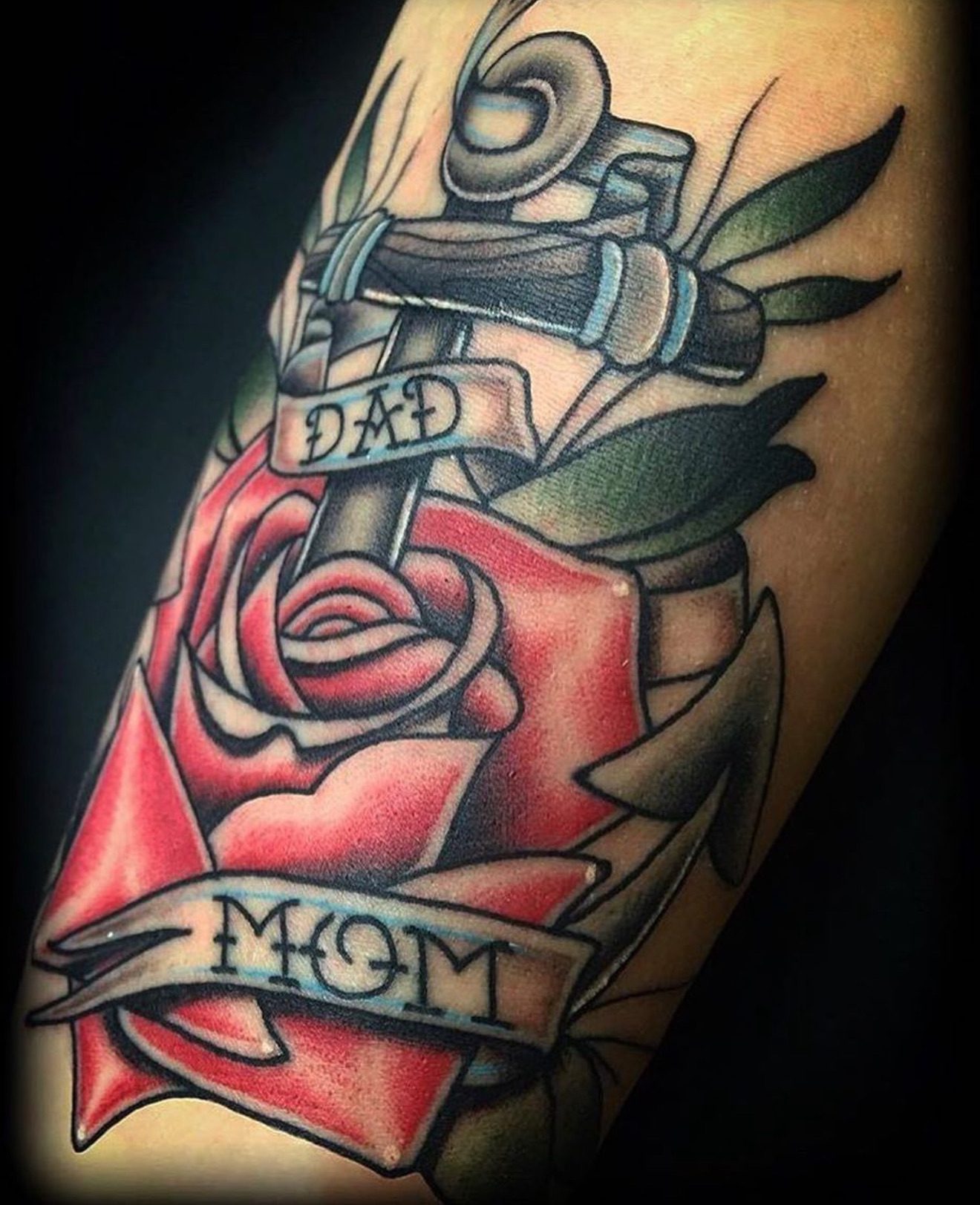 Traditional Color tattoo by Ebb and Flow