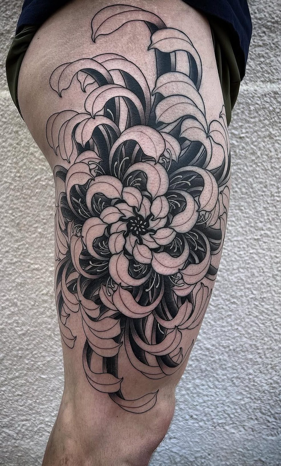 Ornamental Floral tattoo by Ebb and Flow